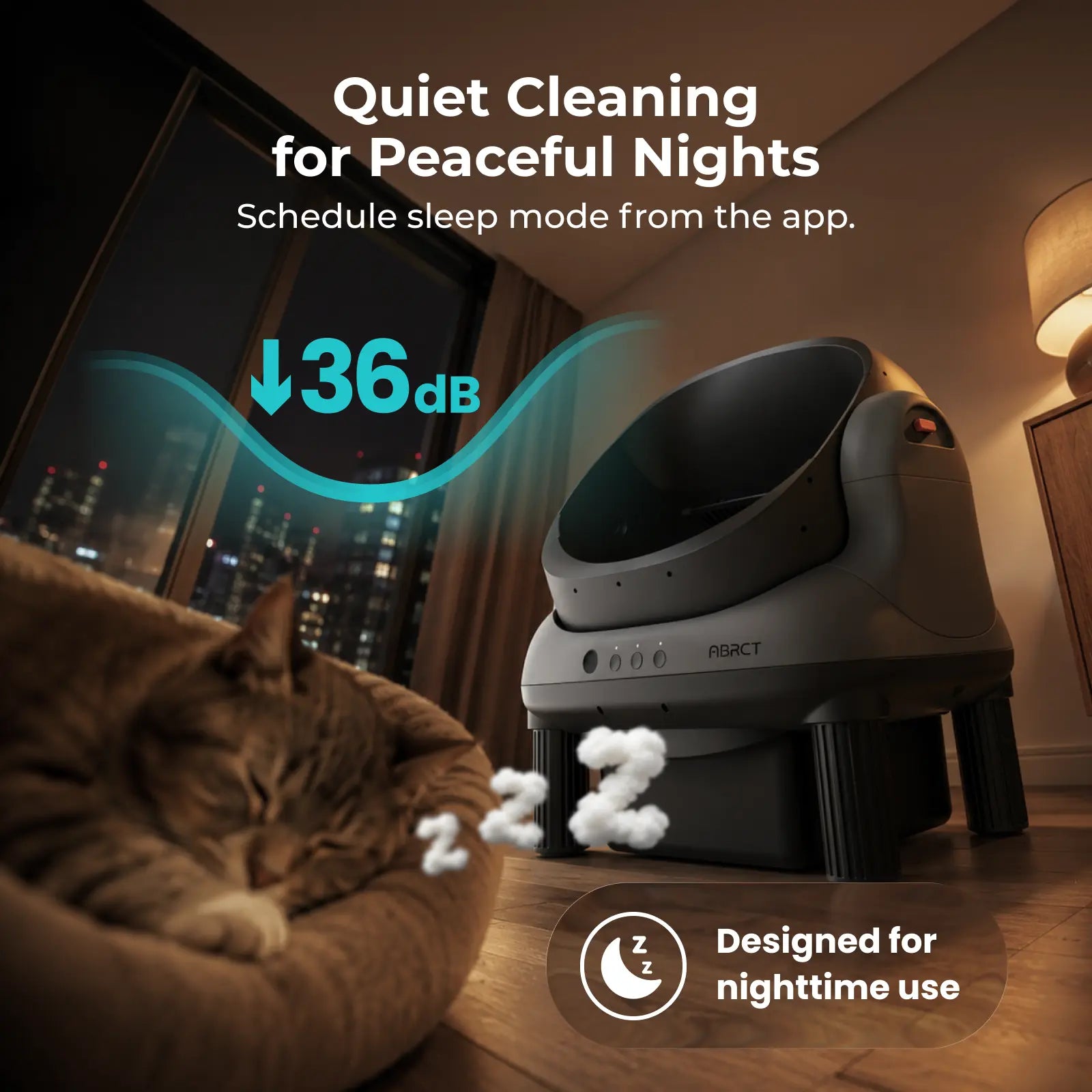 Smart Self-Cleaning Automatic Litter Box – App-Controlled Hands-Free Cat Litter System