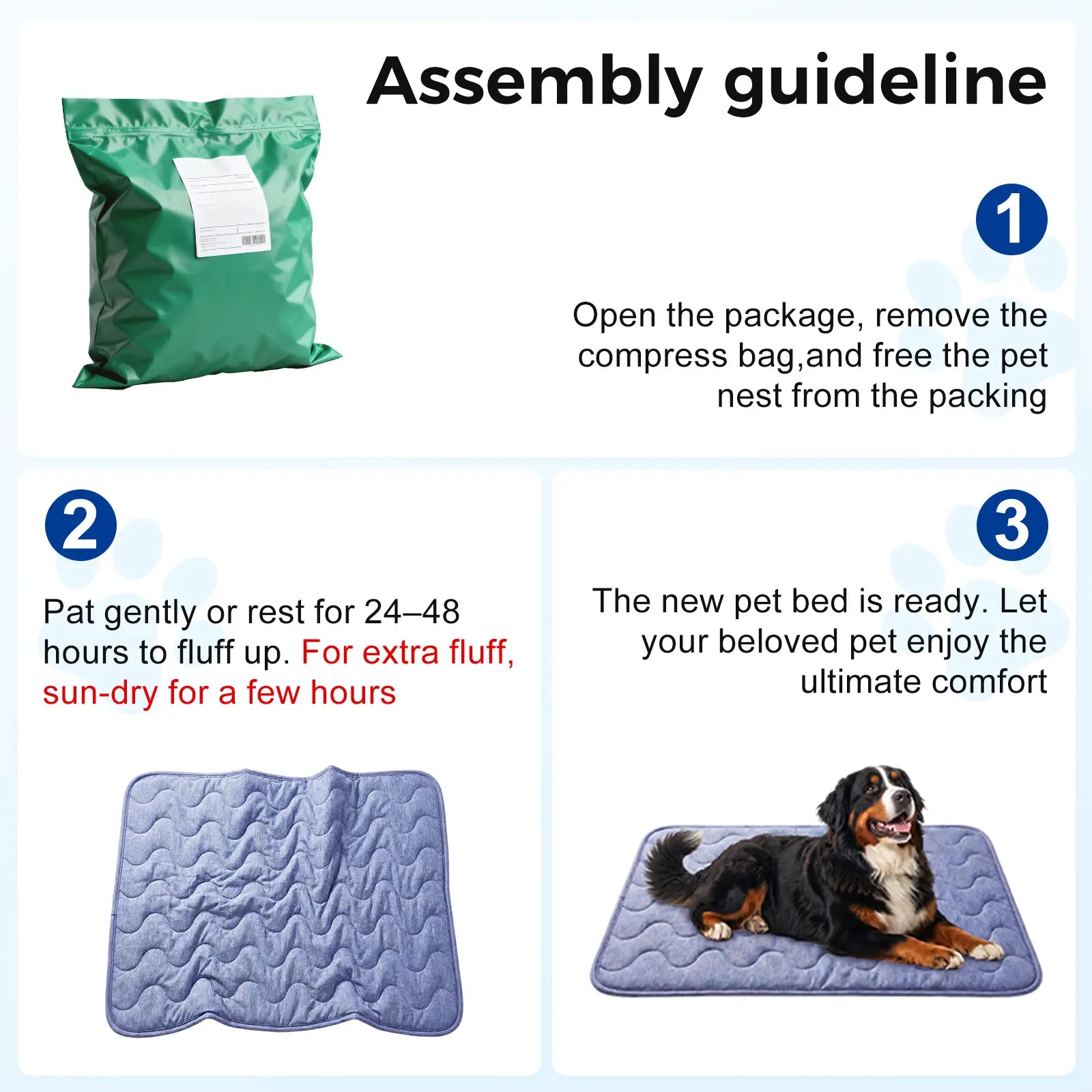 Cooling Mat for Dogs – Washable, Non-Slip Summer Cooling Pad