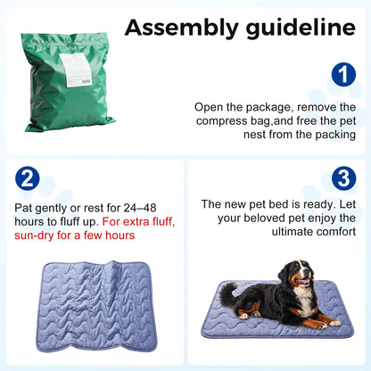 Cooling Mat for Dogs – Washable, Non-Slip Summer Cooling Pad