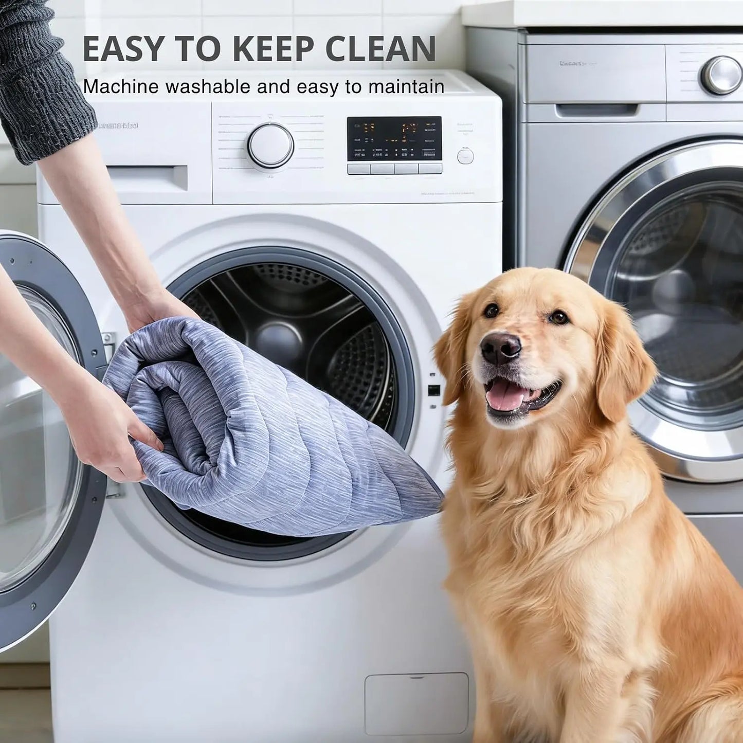 Cooling Mat for Dogs – Washable, Non-Slip Summer Cooling Pad