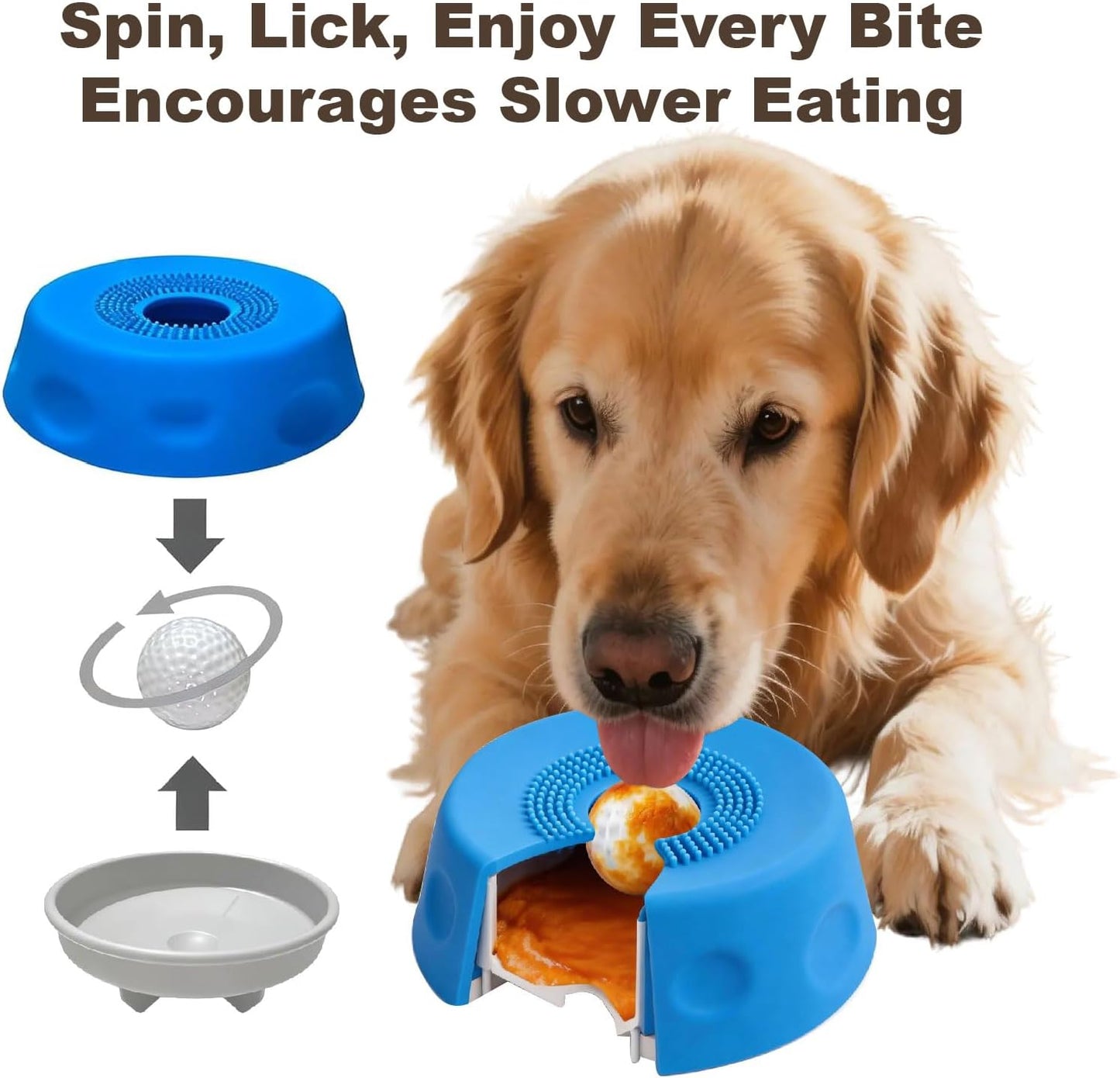 Dog Lick Bowl - Slow Feeder For Pets