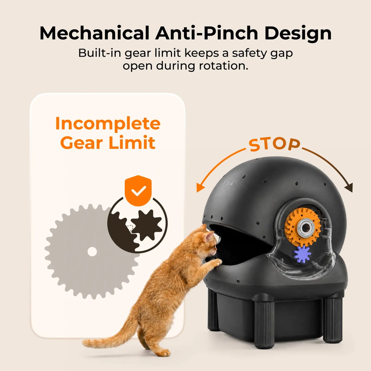 Smart Self-Cleaning Automatic Litter Box – App-Controlled Hands-Free Cat Litter System