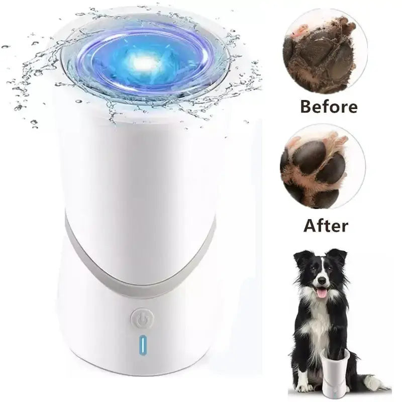 Automatic Dog Paw Cleaner Cup – Soft Silicone Brush for Quick & Easy Cleaning