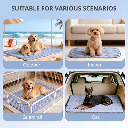 Cooling Mat for Dogs – Washable, Non-Slip Summer Cooling Pad