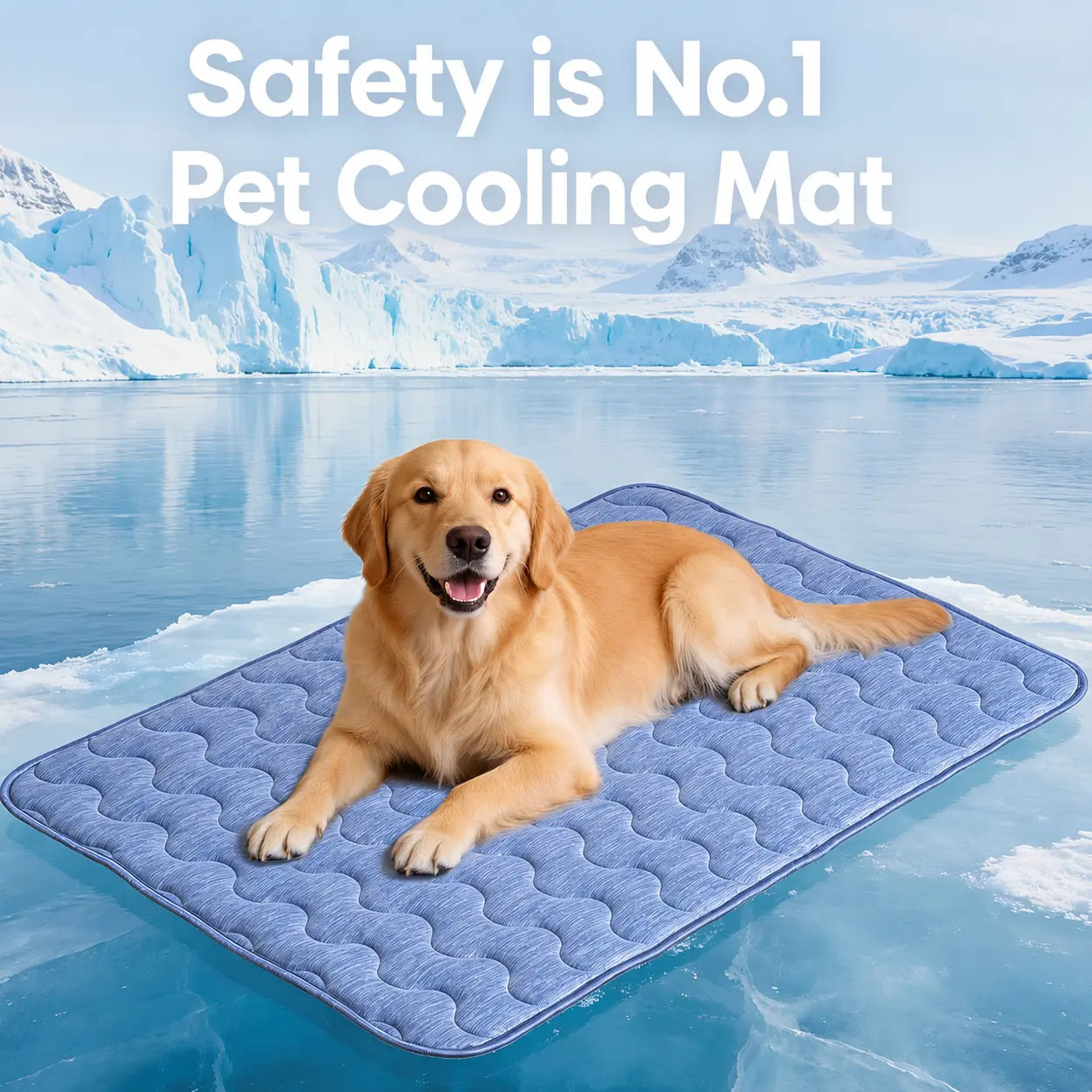 Cooling Mat for Dogs – Washable, Non-Slip Summer Cooling Pad